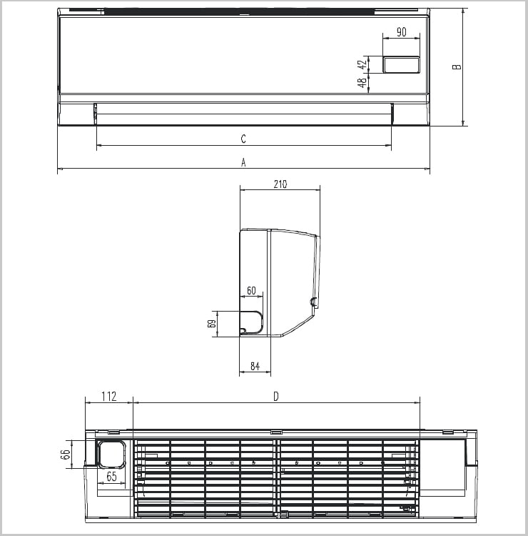 Габариты Dantex DF-250G