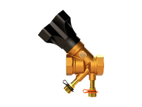 Балансировочный ручной  клапан с ниппелями DF-DBAD