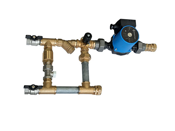 DANTEX Смесительные узлы для водяных калориферов с байпасом и без гибких подводок