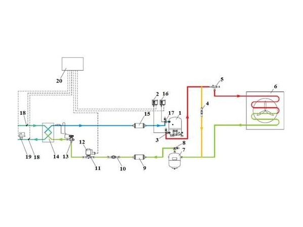 Теплообменник (испаритель) чиллера 