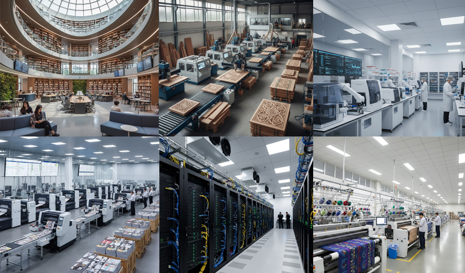 Отрасли, в которых используются промышленные увлажнители Отрасли, в которых используются промышленные увлажнители