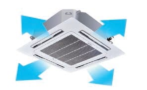 Четыре направления подачи воздуха