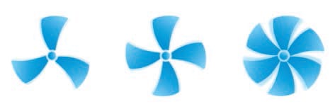 Три скорости вентилятора